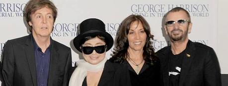 L'épouse de George Harrison a déclaré qu'elle et leur fils Dhani avaient plus d'avis sur certaines choses lors des réunions des Beatles