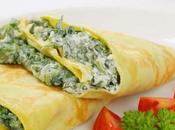 Crêpe farcie épinards fromage blanc