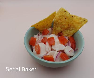 Ceviche de coeurs de palmier