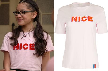 High school musical : the musical : the series : Emmy’s nice print t-shirt in S3x02