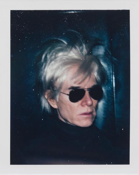 ANDY WARHOL Self-Portrait in Fright Wig, 1986 Polaroid