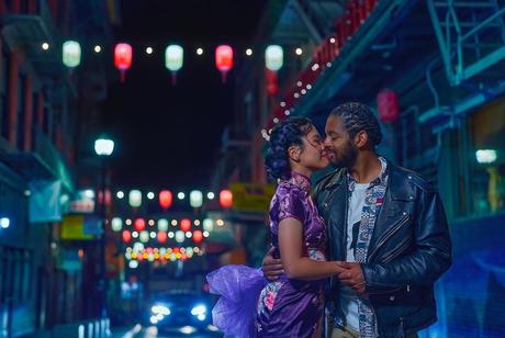 Portraits et photos accrocheurs de la semaine techniques de photo sympas utilisées pour un couple de fiançailles à SF Chinatown