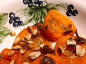 Abricots rôtis miel romarin yaourt grecque
