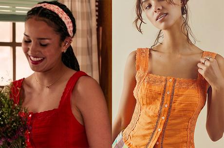 High School Musical : The Musical : The Series : Gina’s red tank top  in S3E03