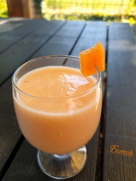 Jus de fruit maison avec blender