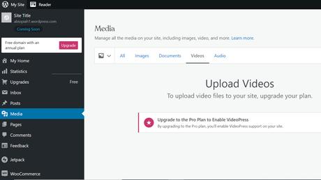 WordPress CMS indiquant où télécharger des vidéos pour votre site Web