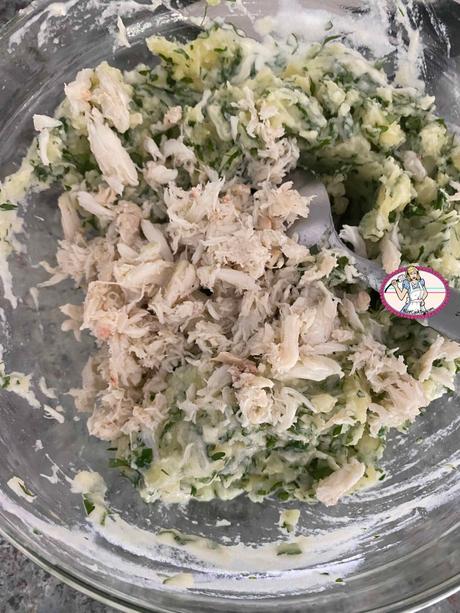 Les croquettes au crabe et leur mayonnaise à la mangue Les croquettes au crabe et leur mayonnaise à la mangue