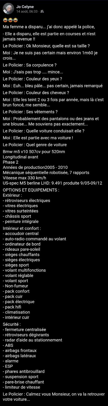 L'histoire drôle de la semaine