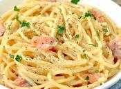Spaghettis Carbonara Saumon