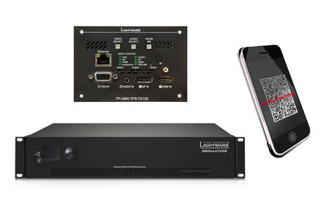 Gérez tous les équipements d'une salle de réunion depuis votre smartphone grâce à Lightware