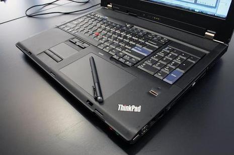 Une tablette graphique sur le ThinkPad W700 Lenovo