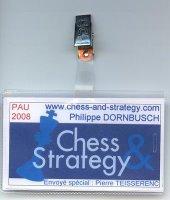 le badge cultissime Chess & Strategy