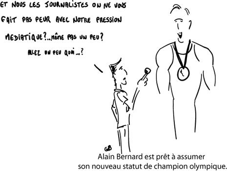 Alain Bernard prêt à assumer son nouveau statut de champion olympique
