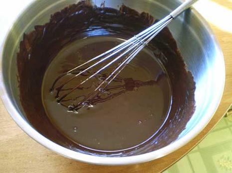 décadent gâteau choco-porno truffe chocolat (seulement ingrédients!)