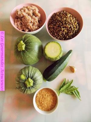 Boulettes lentilles-sarrasin-courgette (Vegan)