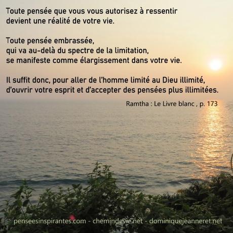 La pensée devient réalité