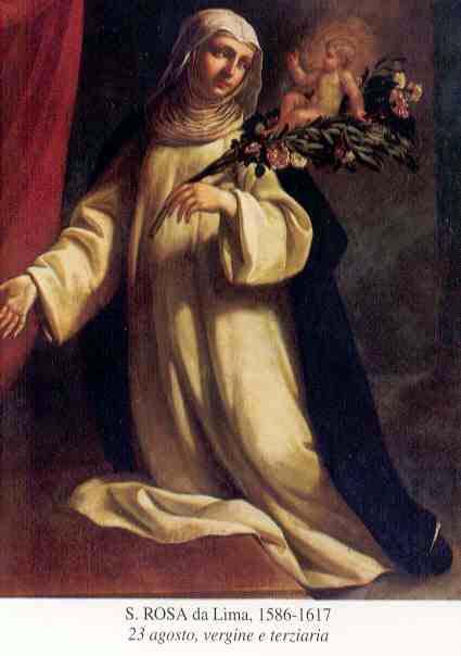 Sainte Rose de Lima Vierge (1586-1617)