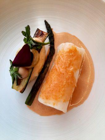 Eglefin, courgette, asperge, poutargue... © Patrick Faus Eglefin, courgette, asperge, poutargue... © Patrick Faus