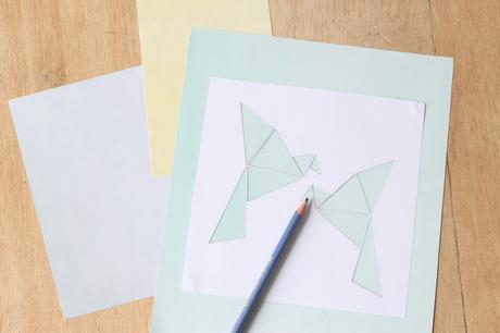 idée déco bricolage affiche origami
