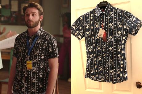 HIGH SCHOOL MUSICAL : THE MUSICAL : THE SERIES : Channing’s print shirt in S3E05