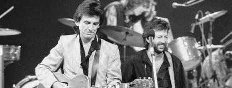Pattie Boyd a déclaré que George Harrison et Eric Clapton étaient “incapables de communiquer leurs sentiments dans une conversation normale”.