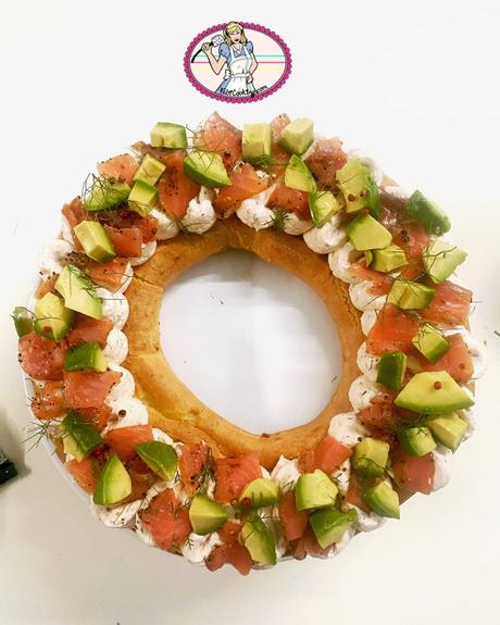 La Paris- Brest au saumon fumé et avocat