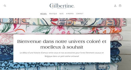 [PARTENARIAT LIVRESQUE] Découvrez Gilbertine, fabrication artisanale belge de pochettes livresques en tissu !