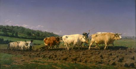 Rosa Bonheur, Labourage dans le Nivernais, huile sur toile, 1849