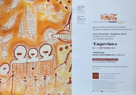 « Empreintes » 6/11 Septembre 2022. (Parcours des mondes) Arts d’Australie