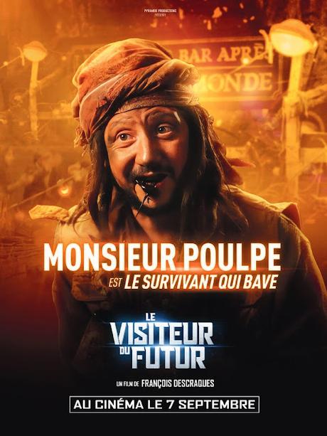Affiches personnages pour Le Visiteur du Futur de François Descraques