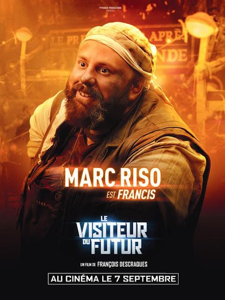 Affiches personnages pour Le Visiteur du Futur de François Descraques