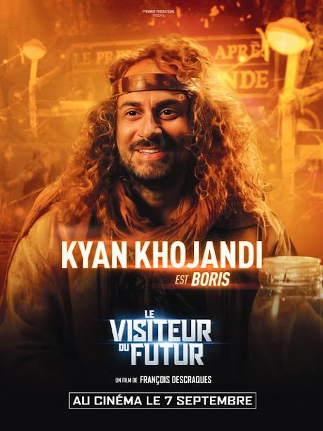Affiches personnages pour Le Visiteur du Futur de François Descraques