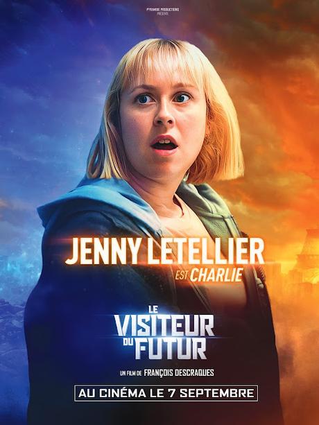 Affiches personnages pour Le Visiteur du Futur de François Descraques