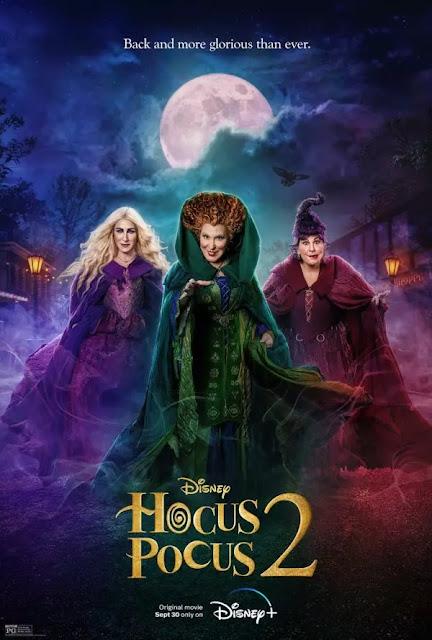 Nouvelle affiche US pour Hocus Pocus 2 d'Anne Fletcher