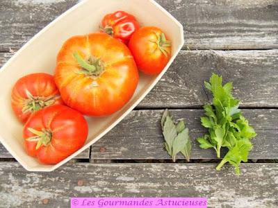 Tomates farcies à la farce originale (Vegan)