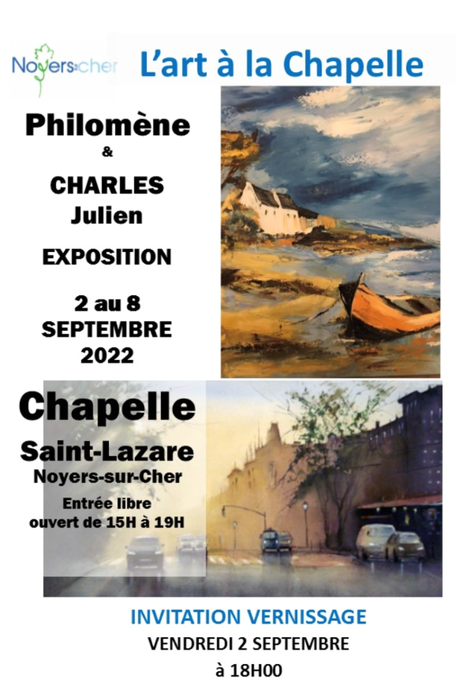 L’Art à la chapelle – Noyers sur cher-