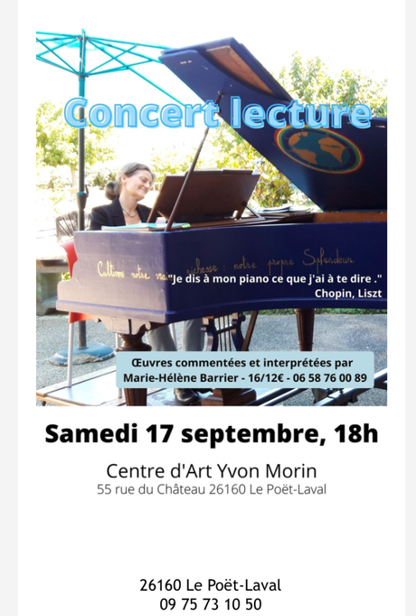 Le Centre d’Art Yvon Morin ( Drôme Provencale) journées du Patrimoine.