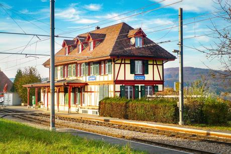 L'Alsace en train - Gare de Leymen © French Moments