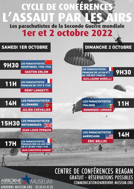 Airborne Museum - Cycle de conférences - Les parachutistes de la WWII
