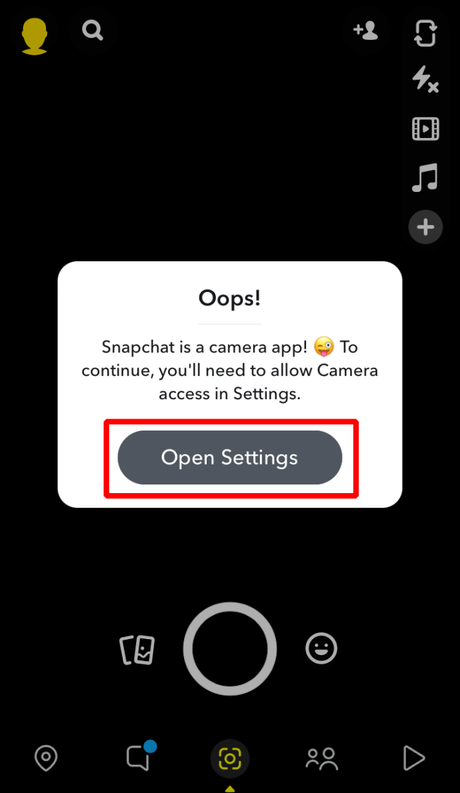 Pourquoi Snapchat ne passe-t-il pas à la caméra frontale ?