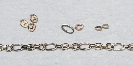 assemblage bracelet chaîne sur-mesure en or 18 carats