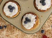 Muffins courgette, yaourt vanille, glaçage