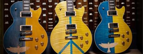 Paul McCartney, les Rolling Stones, Slash et bien d'autres participent à la vente aux enchères mondiale de Guitares pour la paix de Gibson.