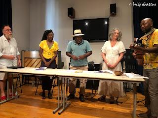 Lecture des 7 Métamorphoses de Mytho de Caya Makhele (Avignon 2022)