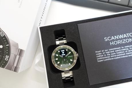 Withings ScanWatch Horizon : encore une montre de plongée de luxe ? ScanWatch Horyzon coffret