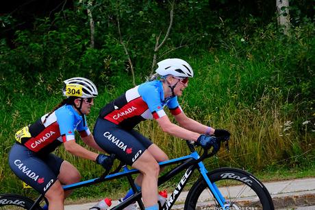Paracyclisme août 2022, Baie-Comeau...