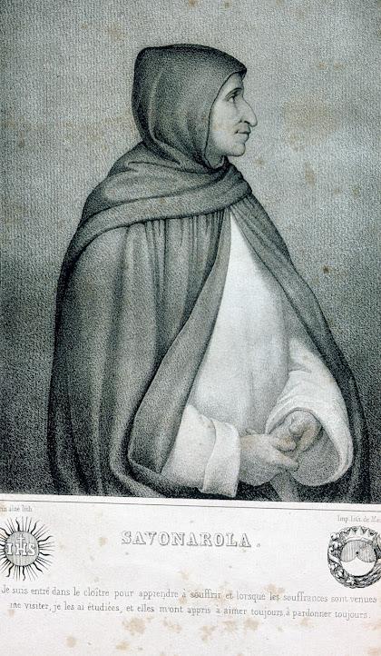 Portraits de Savonarole au Couvent San Marco de Florence (15 photos) suivis d'un article de Charles Louandre
