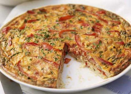 Frittata aux Poivrons et Chèvre ww