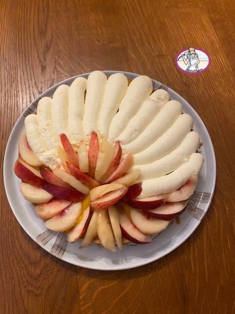 Tarte aux nectarines et menthe Tarte aux nectarines et menthe