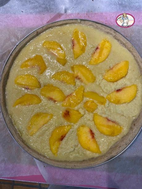 Tarte aux nectarines et menthe